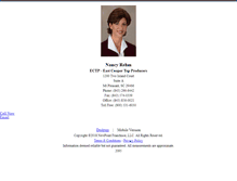 Tablet Screenshot of nancyrehm.homesandland.com