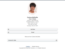 Tablet Screenshot of carlenemcduffie.homesandland.com