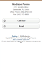 Mobile Screenshot of madisonpointe.homesandland.com