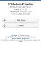 Mobile Screenshot of c21dedmonproperties.homesandland.com