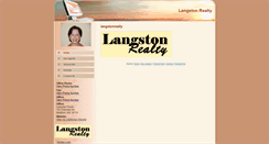 Desktop Screenshot of langstonrealty.homesandland.com