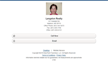 Tablet Screenshot of langstonrealty.homesandland.com