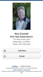 Mobile Screenshot of kencornell.homesandland.com