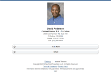 Tablet Screenshot of davidanderson.homesandland.com