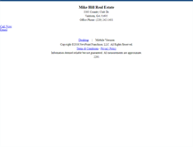 Tablet Screenshot of mikehillrealestate.homesandland.com