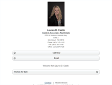 Tablet Screenshot of laurencastle.homesandland.com
