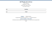 Tablet Screenshot of exitrealtynfi.homesandland.com