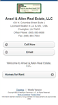 Mobile Screenshot of anselallenrealestate.homesandland.com