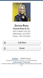 Mobile Screenshot of donnarossco.homesandland.com