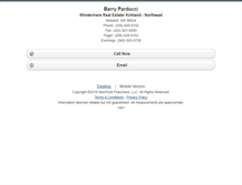 Tablet Screenshot of barryparduccirealtor.homesandland.com