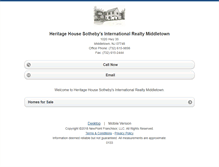 Tablet Screenshot of heritagehousemiddletown.homesandland.com
