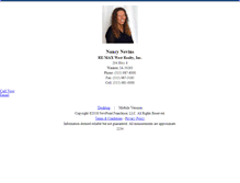 Tablet Screenshot of nancynevins.homesandland.com