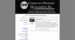 Desktop Screenshot of cpm.homesandland.com