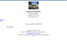 Tablet Screenshot of markelproperties.homesandland.com