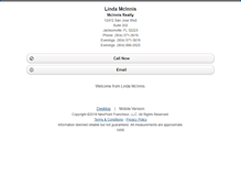 Tablet Screenshot of lmcinnis.homesandland.com