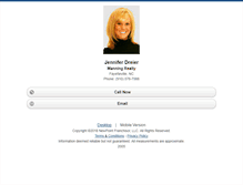 Tablet Screenshot of jenniferdreier.homesandland.com