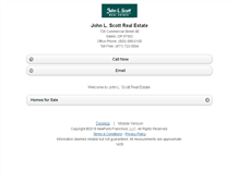 Tablet Screenshot of johnlscottsalem.homesandland.com