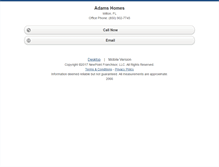 Tablet Screenshot of adamshomessantarosa.homesandland.com