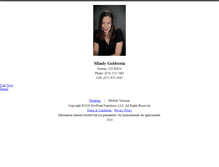 Tablet Screenshot of mindygoldstein.homesandland.com