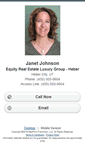 Mobile Screenshot of janetjjohnson.homesandland.com