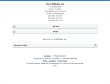Tablet Screenshot of joecharrell.homesandland.com