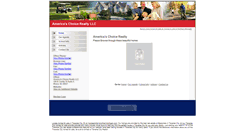 Desktop Screenshot of americaschoicerealty.homesandland.com