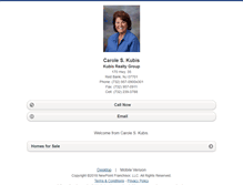 Tablet Screenshot of carolekubis.homesandland.com