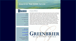 Desktop Screenshot of greenbrierrealestate.homesandland.com