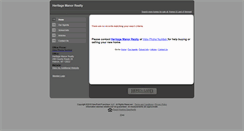 Desktop Screenshot of heritagemanorrealty.homesandland.com