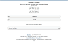 Tablet Screenshot of bonniegaster.homesandland.com