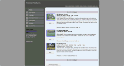 Desktop Screenshot of americanrealtyinc.homesandland.com