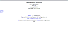 Tablet Screenshot of metrobrokerssesteam.homesandland.com