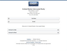 Tablet Screenshot of coldwellbankerintercoastal.homesandland.com