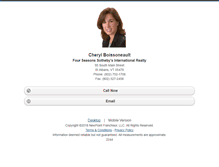 Tablet Screenshot of cherylboissoneault.homesandland.com