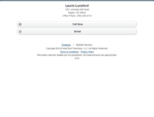 Tablet Screenshot of lunsfordandcucuzza.homesandland.com