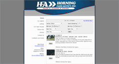 Desktop Screenshot of horningfarmagency.homesandland.com