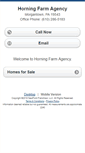 Mobile Screenshot of horningfarmagency.homesandland.com