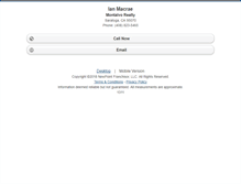 Tablet Screenshot of ianmacrae.homesandland.com