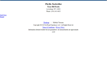 Tablet Screenshot of phyllistuckwiller.homesandland.com