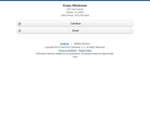 Tablet Screenshot of krepswiedeman.homesandland.com