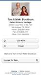 Mobile Screenshot of blackburnteam.homesandland.com