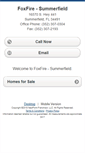 Mobile Screenshot of foxfirerealty441.homesandland.com