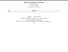 Tablet Screenshot of bartran.homesandland.com