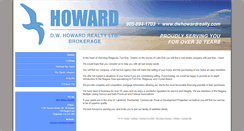 Desktop Screenshot of dwhowardrealty.homesandland.com