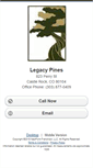 Mobile Screenshot of legacypinescolorado.homesandland.com
