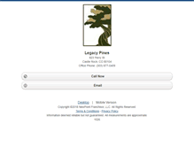 Tablet Screenshot of legacypinescolorado.homesandland.com