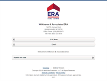 Tablet Screenshot of eraoatesrealty.homesandland.com