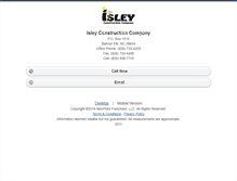 Tablet Screenshot of isleyconstruction.homesandland.com