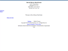 Tablet Screenshot of masseyrealestate.homesandland.com