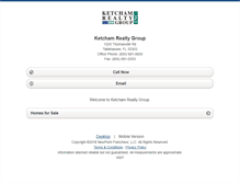 Tablet Screenshot of ketchamrealtygroup.homesandland.com